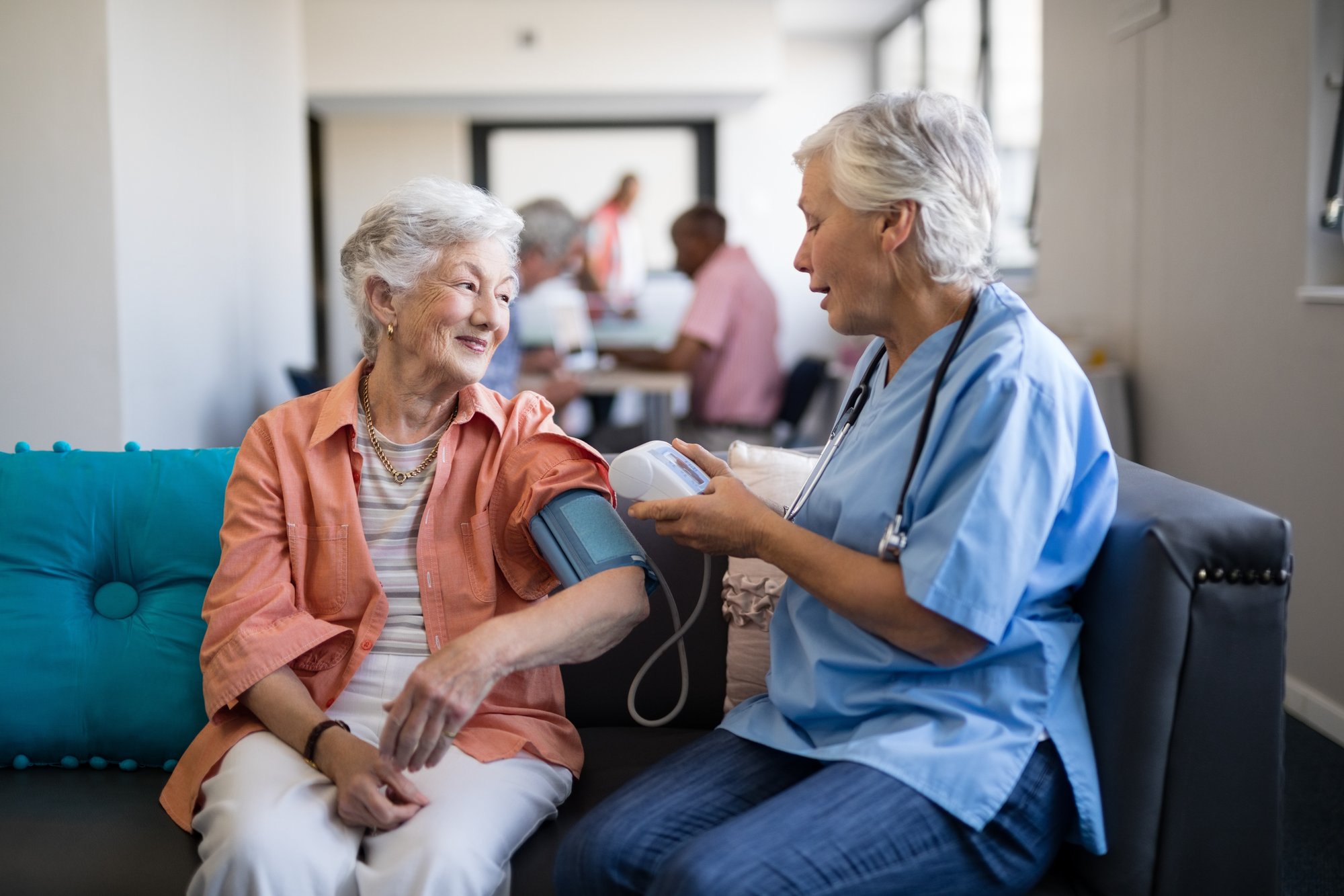 Olympus Spokane Valley Assisted Living residents have immediate access to assistance any time, day or night to ensure safety and peace of mind.