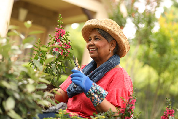 Retired-Woman-Gardening